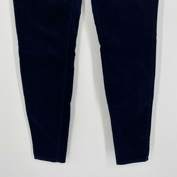 NEW Kut from the Kloth Diana Skinny Corduroy Pants Size 2 Mid Rise Stretch Navy - Picture 3 of 12